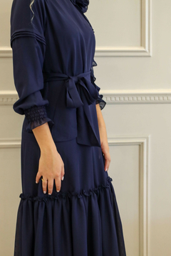 SHIRA AZUL VESTIDO - tienda online