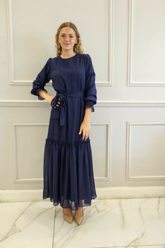 SHIRA AZUL VESTIDO - tienda online