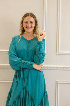 AURA VERDE MUSGO VESTIDO - Orlibbi