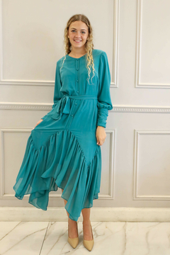 AURA VERDE MUSGO VESTIDO - tienda online