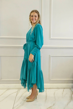 AURA VERDE MUSGO VESTIDO - comprar online