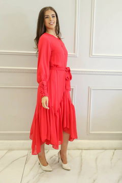 AURA FUCSIA VESTIDO - comprar online
