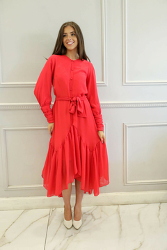 Imagen de AURA FUCSIA VESTIDO