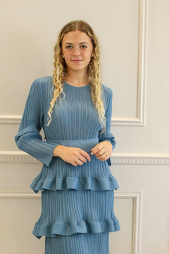 SIRENA CELESTE VESTIDO - Orlibbi