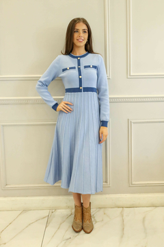 GUCCI CELESTE VESTIDO - Orlibbi