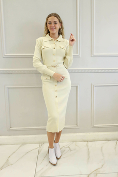 Imagen de ELEONORA NATURAL VESTIDO