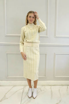 CHANNEL BEIGE CONJUNTO - tienda online