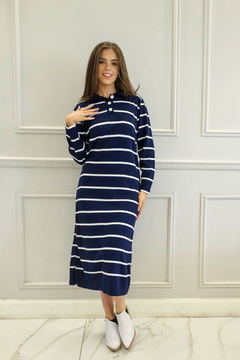 Imagen de CINTHIA AZUL VESTIDO