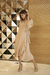 TANIA GLAM BEIGE VESTIDO en internet