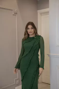 DELFINA VERDE VESTIDO en internet