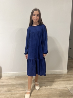 SHEINA AZUL VESTIDO NENA