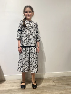 SHEINA BLANCO Y NEGRO VESTIDO NENA - comprar online