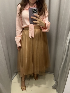 VERO CAMEL POLLERA DE TUL - Orlibbi