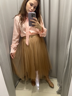 VERO CAMEL POLLERA DE TUL - tienda online