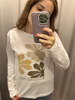 BLOOMING BLANCA REMERA - comprar online