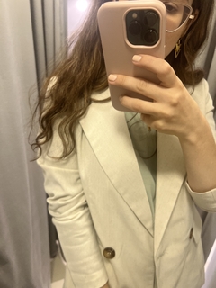 OR NATURAL DE LINO BLAZER - Orlibbi