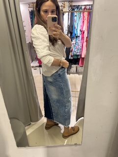 REINE DENIM POLLERA - tienda online