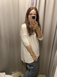 DELFI BLANCA REMERA - tienda online