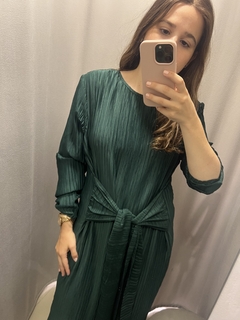 AQUA VERDE VESTIDO - Orlibbi