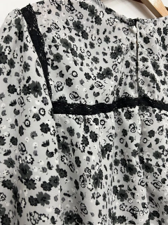 SHEINA BLANCO Y NEGRO VESTIDO NENA - Orlibbi
