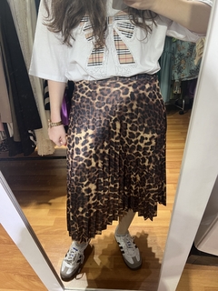 JAI ANIMAL PRINT PLISADA POLLERA - tienda online