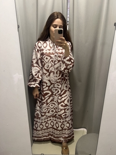 ROSI BEIGE VESTIDO - comprar online