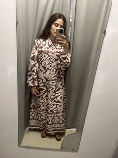 ROSI BEIGE VESTIDO - tienda online