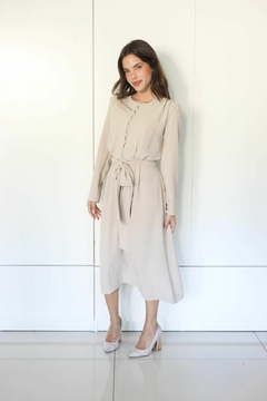 RENE CREMA VESTIDO