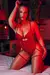 BODY EM TULE E RENDA COM CINTA LIGA MUITO SEXY E ELEGANTE Ref.: 04050 - Madame Poá