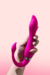 Vibrador Duplo Emily Pink - loja online