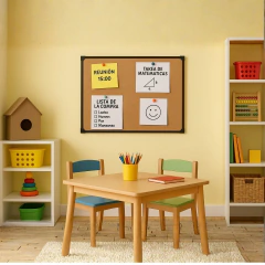 Imagen de Pizarra Corcho marco PVC 40x60cm