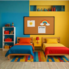 Pizarra Corcho marco PVC 60x80cm - DOGGO