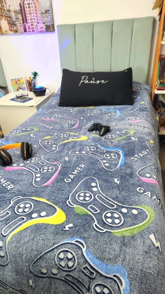 FRAZADA LUMINOSA 2 plazas CON CORDERITO - comprar online