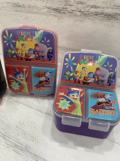 LUNCHERA PERSONAJES 3 DIVISIONES