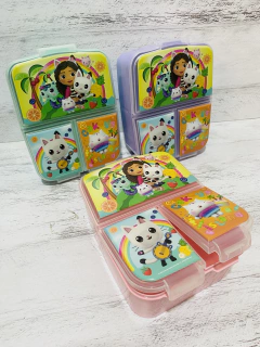 LUNCHERA PERSONAJES 3 DIVISIONES - tienda online