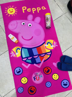 TOALLON PERSONAJES /FUTBOL INFANTIL - mayoristaserma