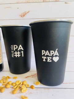 VASO ALUMINIO DÍA DEL PADRE 1 Litro en internet