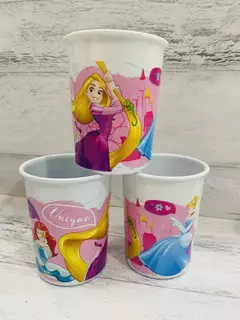 VASO CHICO PLASTICO PERSONAJES - tienda online