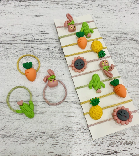 GOMITAS DE PELO SURTIDAS