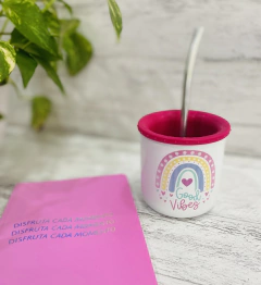 MATE SUBLIMADO DISEÑO/ FRASE CON BOMBILLA - mayoristaserma