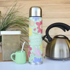 TERMO CON VINILO ACERO 1 LITRO - tienda online