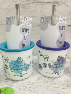 MATE SUBLIMADO DISEÑO/ FRASE CON BOMBILLA - comprar online