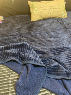 FRAZADA CON CORDERITO 2 plazas - comprar online