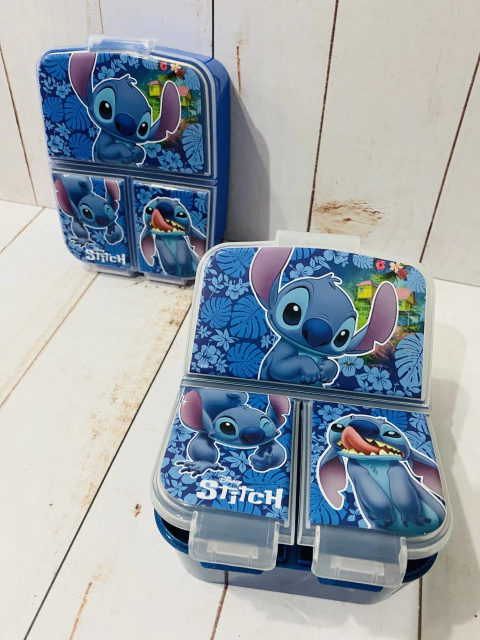 LUNCHERA PERSONAJES 3 DIVISIONES - comprar online
