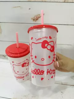 VASO CON TAPA Y SORBETE PERSONAJES - tienda online