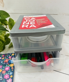CAJONERA PLASTICA 2 ESTANTES