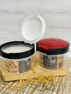 TARRO FLIP TOP CILINDRICO 0,5 lts CROM - comprar online