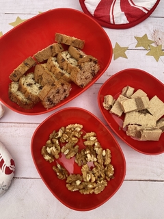 SET X 3 BOWLS OVAL NAVIDAD - comprar online