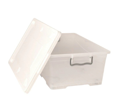 Caja Organizadora 55 litros Apilable con ruedas 62x40x33 - comprar online