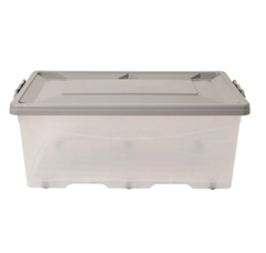 Caja Organizadora 55 litros Apilable con ruedas 62x40x33 en internet